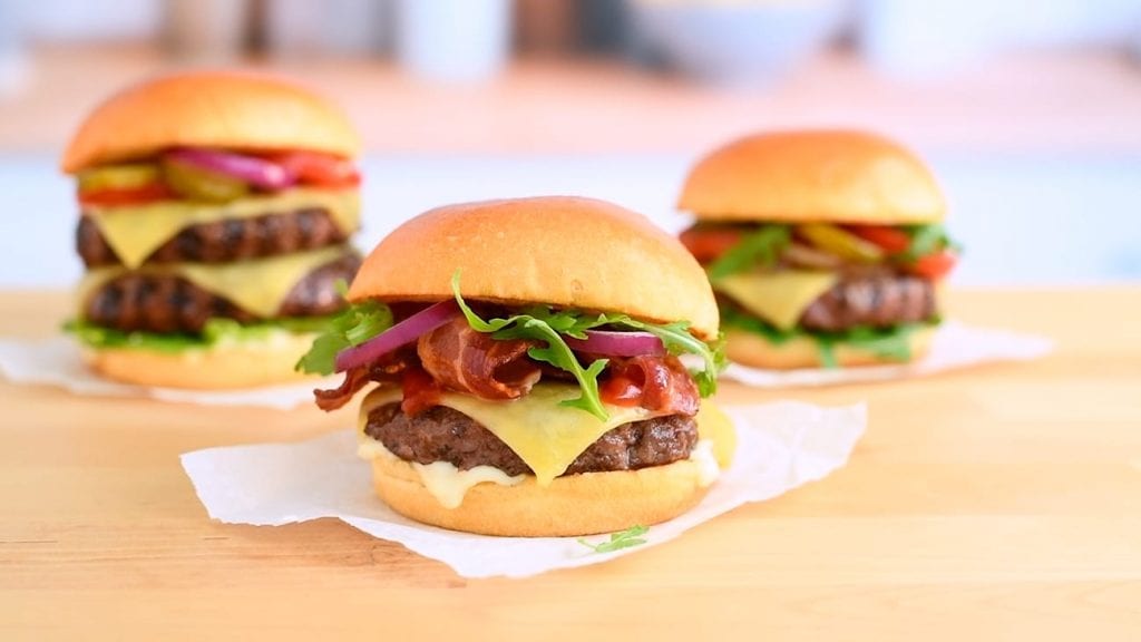 video of three Burgers