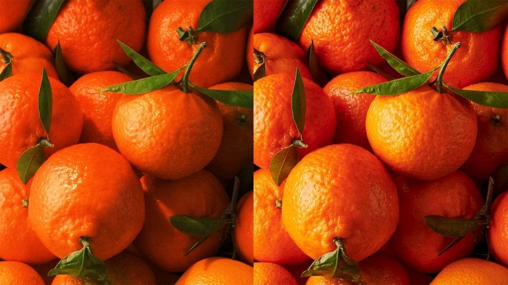 Clementines HD moving image with hi-res still image