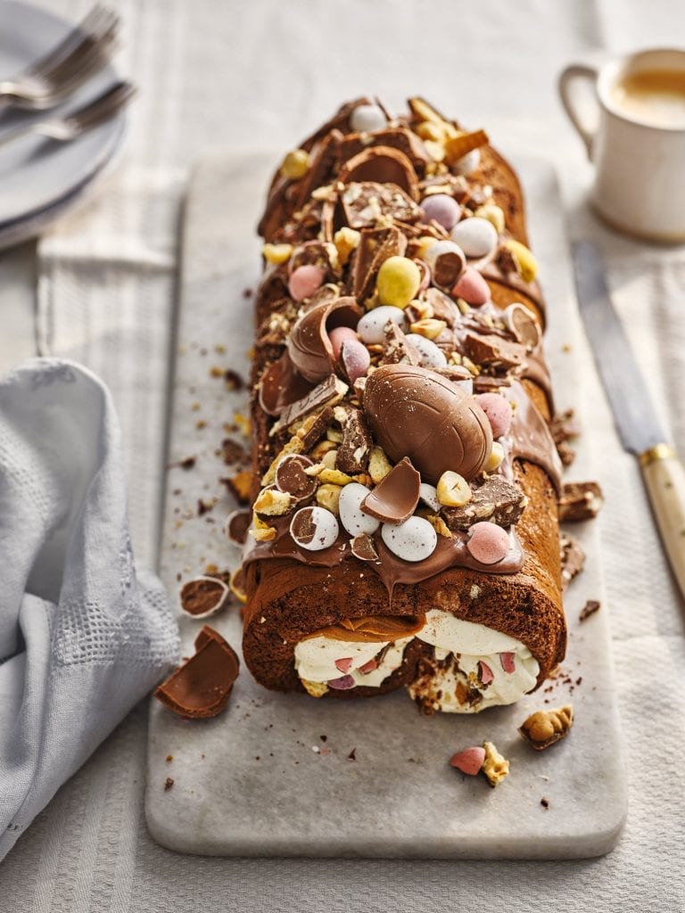 delicious magazine march 2021 rocky road roulade