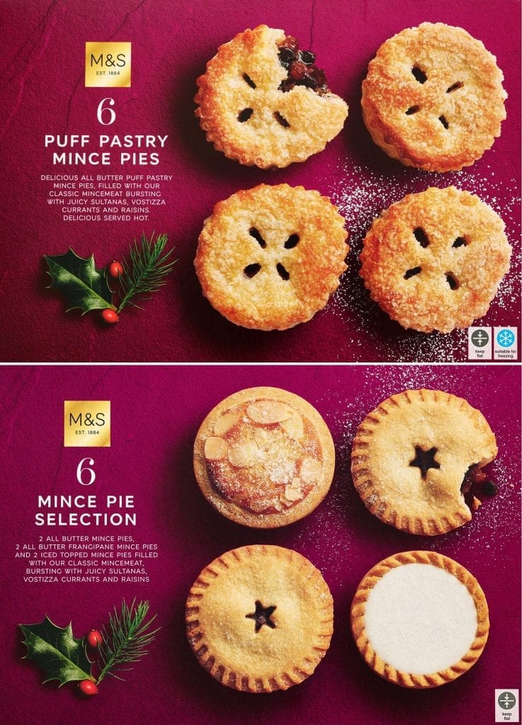 marks and spencers mince pies christmas 2018