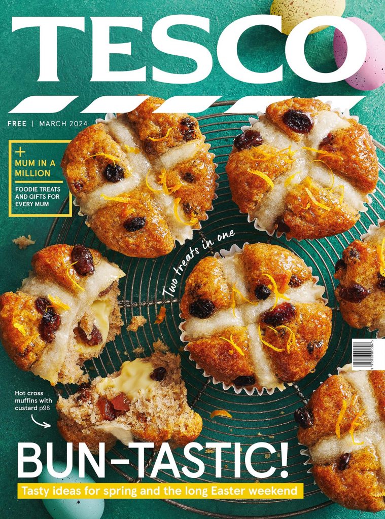 tesco magazine cover march 2024