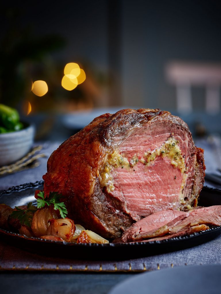 tesco British beef rib mustard stuffing
