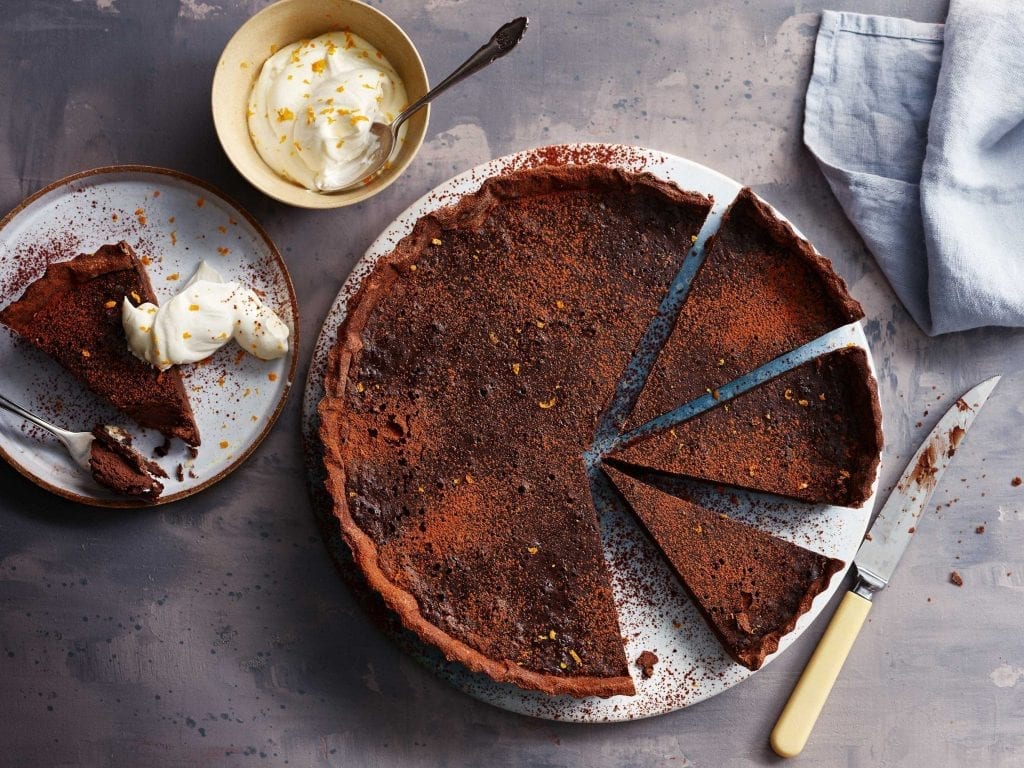Orange Chocolate tart from BBC Britains Best Cook