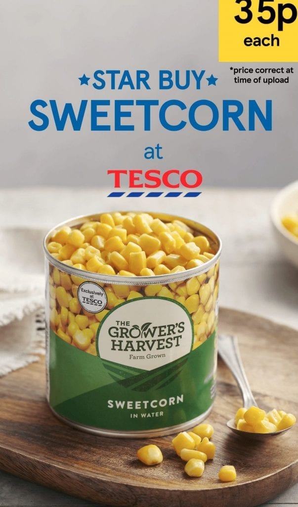 Video created for Tesco Star Buy feature used on social media