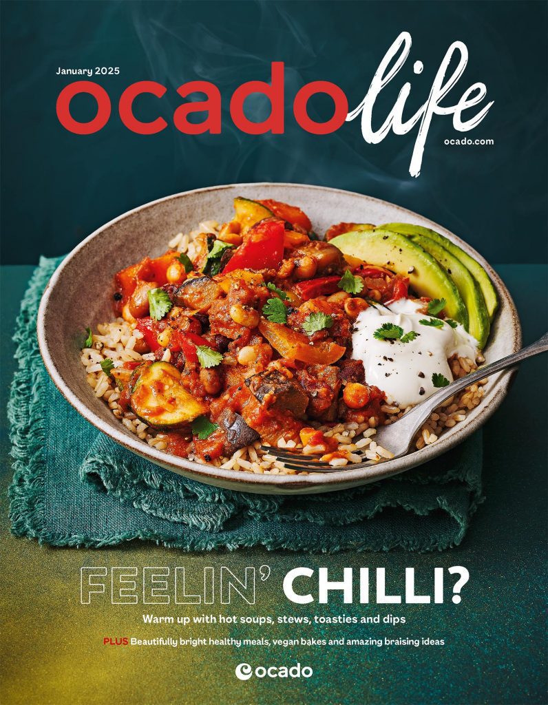 ocado life magazine January 2025 cover chilli