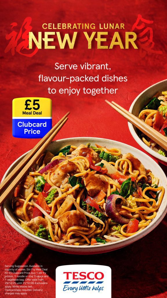 Tesco Chinese lunar new year stir fry combo club card offer