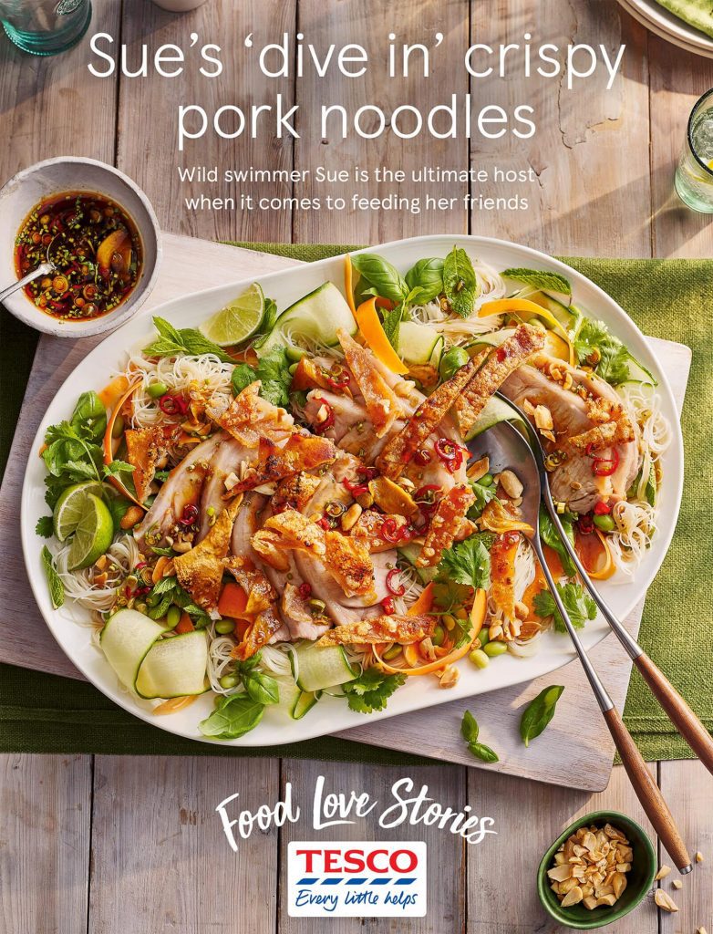 Tesco Food Love stories sue's dive in crispy pork noodles